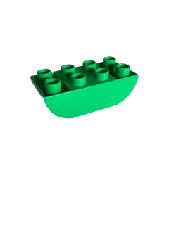 Lego® Duplo® kostka zelená zaoblená 4x2